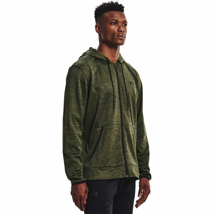 Jachetă Sport de Bărbați Under Armour Fleece FZ Măslină