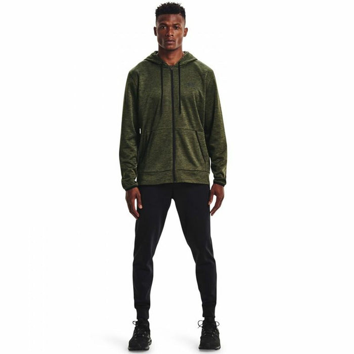 Jachetă Sport de Bărbați Under Armour Fleece FZ Măslină