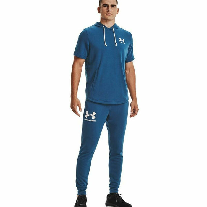 Pantaloni pentru Adulți Under Armour  Rival Terry Albastru Bărbați