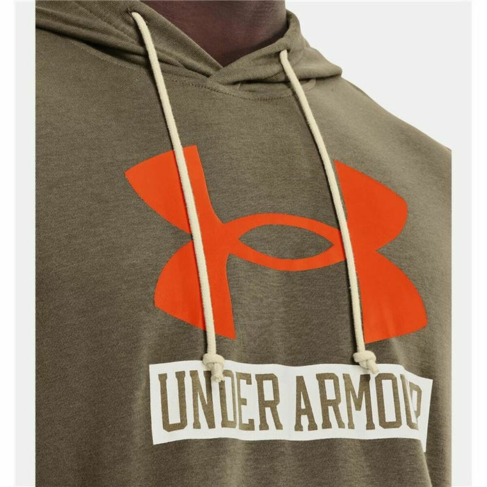 Hanorac cu Glugă Bărbați Under Armour  Hoodie  Kaki