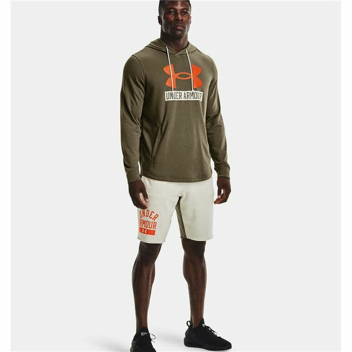 Hanorac cu Glugă Bărbați Under Armour  Hoodie  Kaki