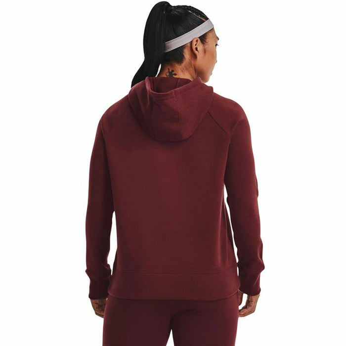 Hanorac cu Glugă Femei Under Armour Rival Fleece Castaniu