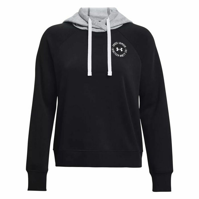 Hanorac cu Glugă Bărbați Under Armour Rival Fleece CB Negru