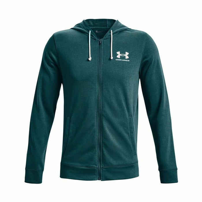 Jachetă Sport de Bărbați Under Armour Rival Terry Verde
