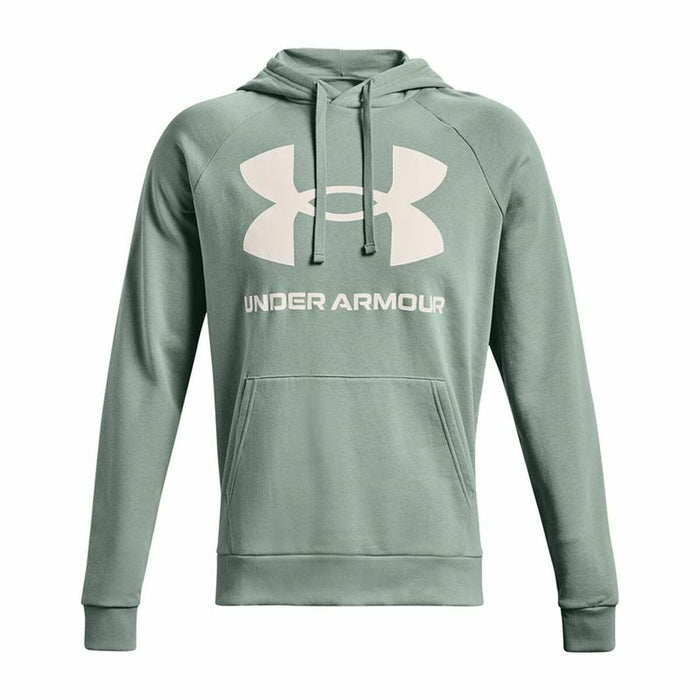 Hanorac cu Glugă Bărbați Under Armour Rival Big Logo Verde