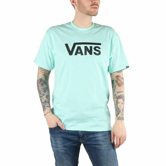 Tricou cu Mânecă Scurtă Bărbați Vans Drop V-B Acvamarin