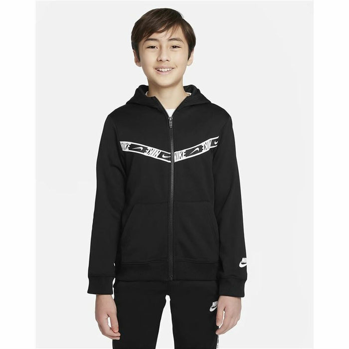 Jachetă Sport pentru Copii Nike Sportswear Negru