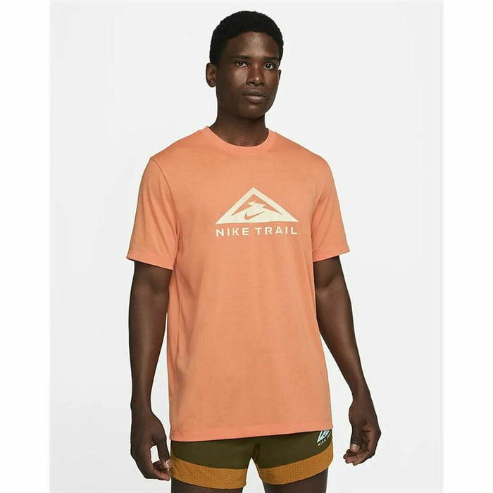 Tricou cu Mânecă Scurtă Bărbați Nike Dri-FIT Portocaliu Somon