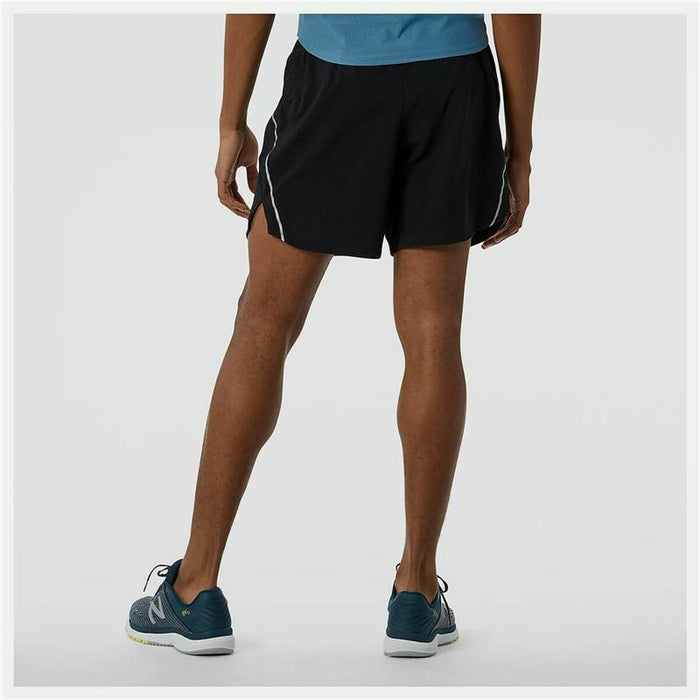 Pantaloni Scurți Sport pentru Bărbați New Balance Impact Run 7" Negru