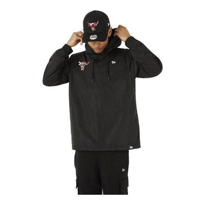 Hanorac cu Glugă Bărbați New Era Chicago Bulls Negru