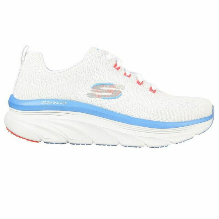 Încălțăminte de Running pentru Adulți Skechers D'Lux Walker Alb Femeie
