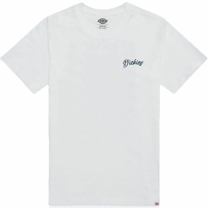 Tricou cu Mânecă Scurtă Bărbați Dickies Dighton Alb