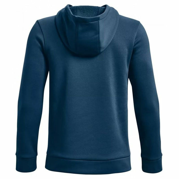Hanorac cu Glugă Copii Under Armour Fleece Graphic Albastru