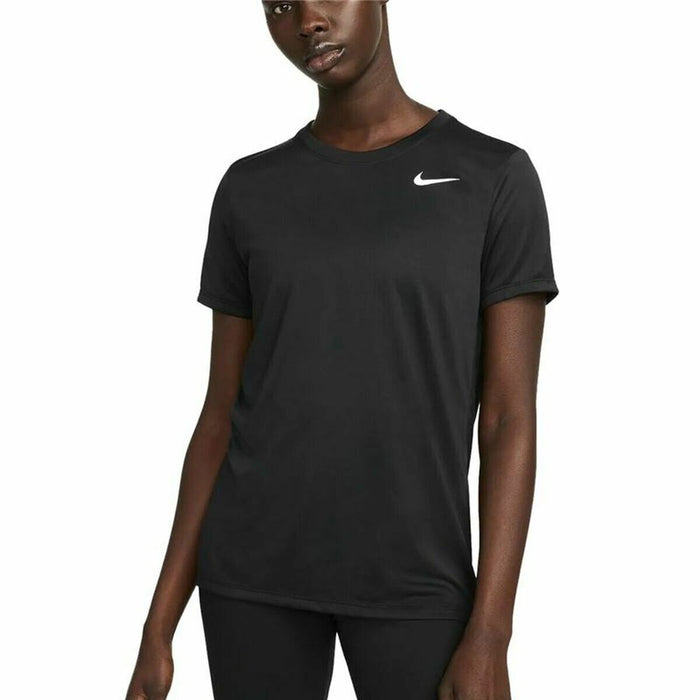 Tricou cu Mânecă Scurtă Femei Nike Dri-FIT Negru