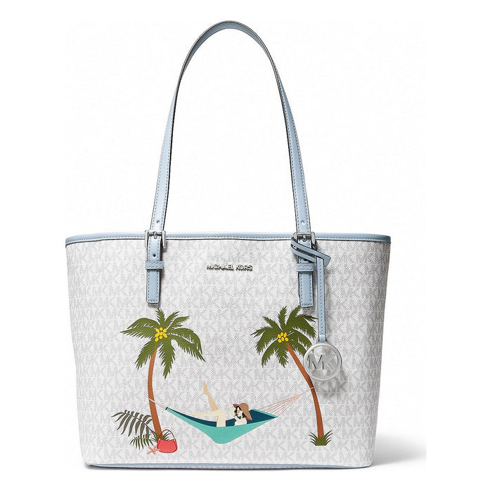 Geantă Damă Michael Kors 35T2S5CT8B-BRIGHT-WHT Alb 38 x 27 x 16 cm