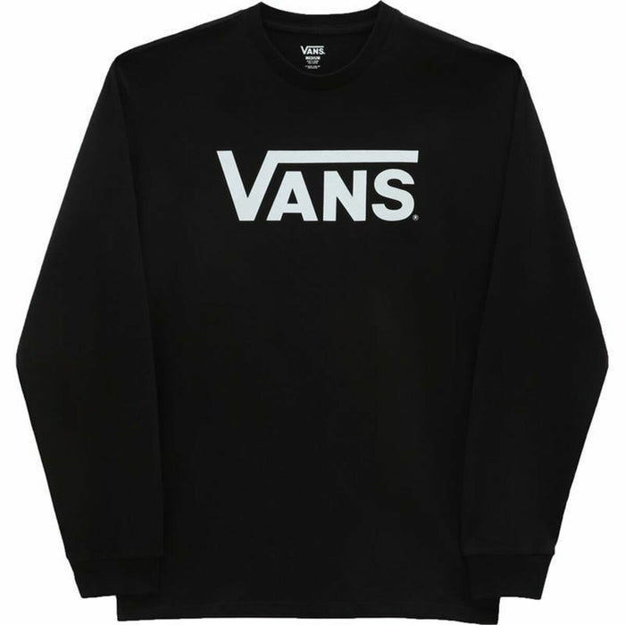 Tricou cu Mânecă Lungă Unisex Vans Classic Negru