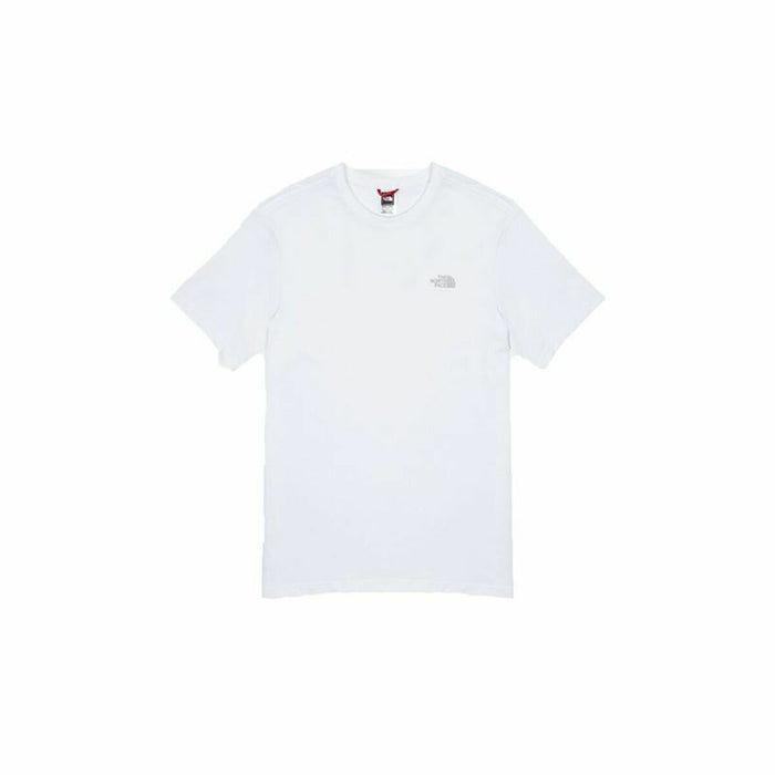 Tricou cu Mânecă Scurtă Bărbați The North Face Premium Alb Bărbați