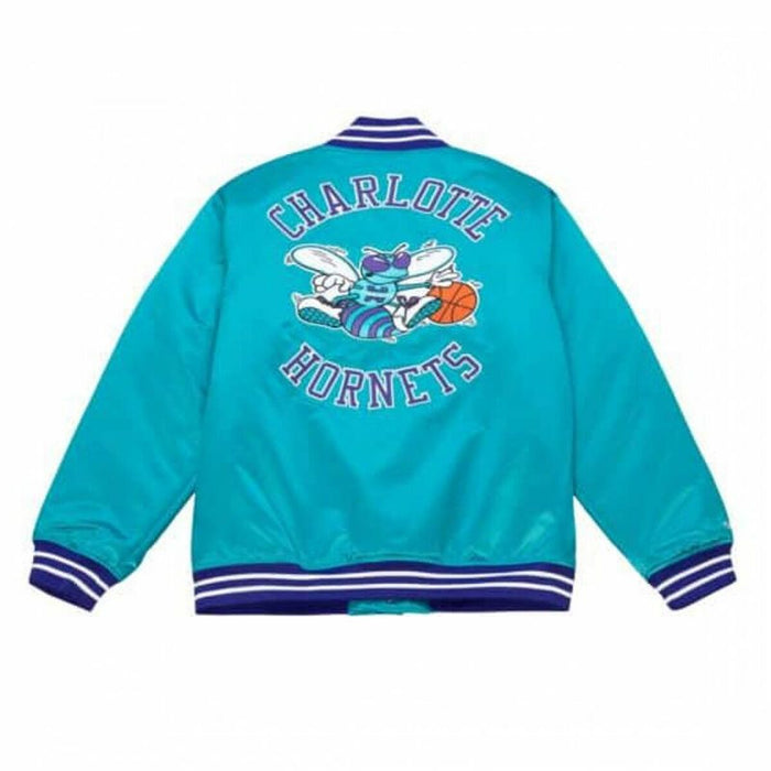 Jachetă Sport de Bărbați Mitchell & Ness Charlotte Hornets Albastru