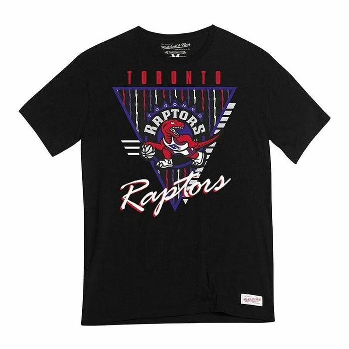 Tricou cu Mânecă Scurtă Bărbați Mitchell & Ness NBA Toronto Raptors Negru Bărbați
