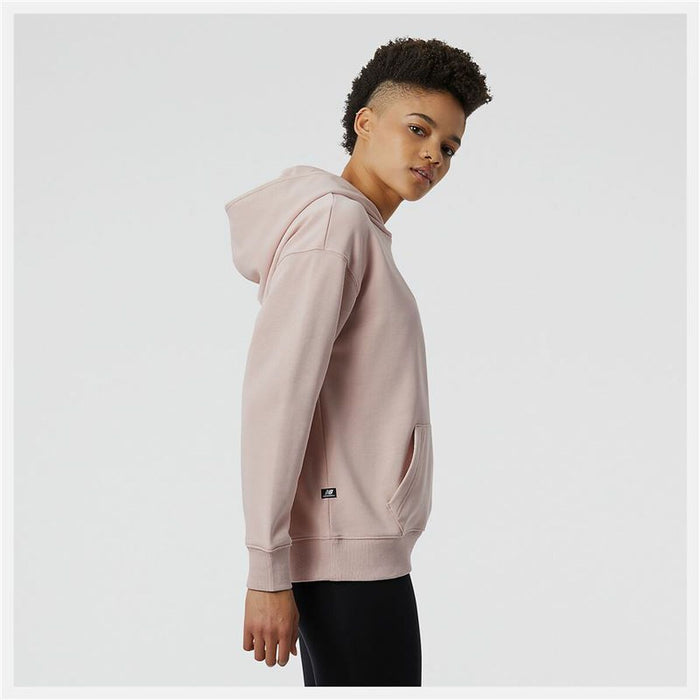 Hanorac cu Glugă Femei New Balance Essentials Candy Roz