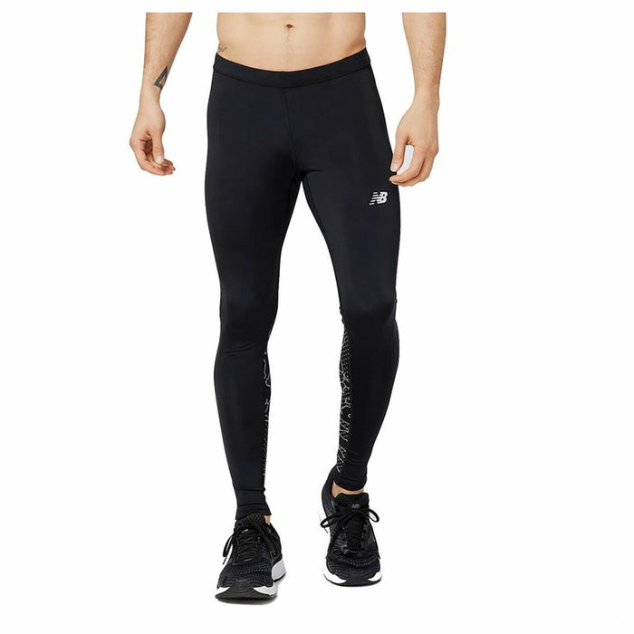 Colanți sport pentru bărbați New Balance Reflective Accelerate Negru