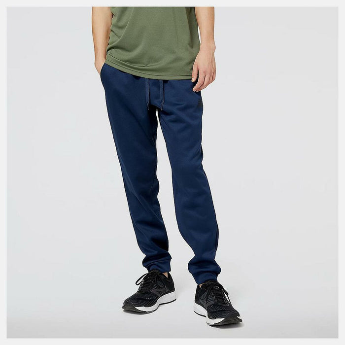 Pantaloni pentru Adulți New Balance  TNCT FLC PNT MP23022 NGO  Bărbați Bleumarin