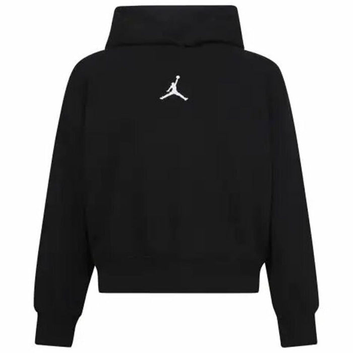 Hanorac cu glugă pentru fete Jordan Jordan Icon Play Negru