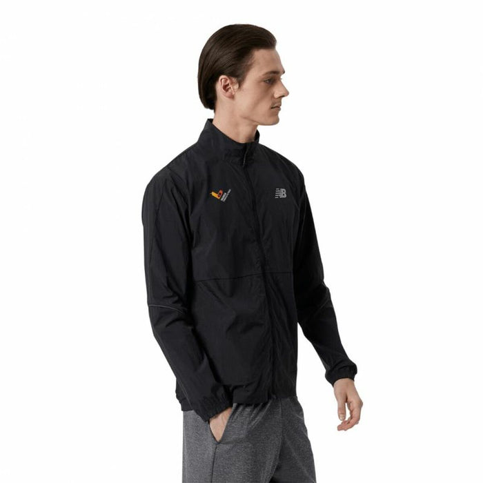 Jachetă Sport de Bărbați New Balance Impact Run Negru