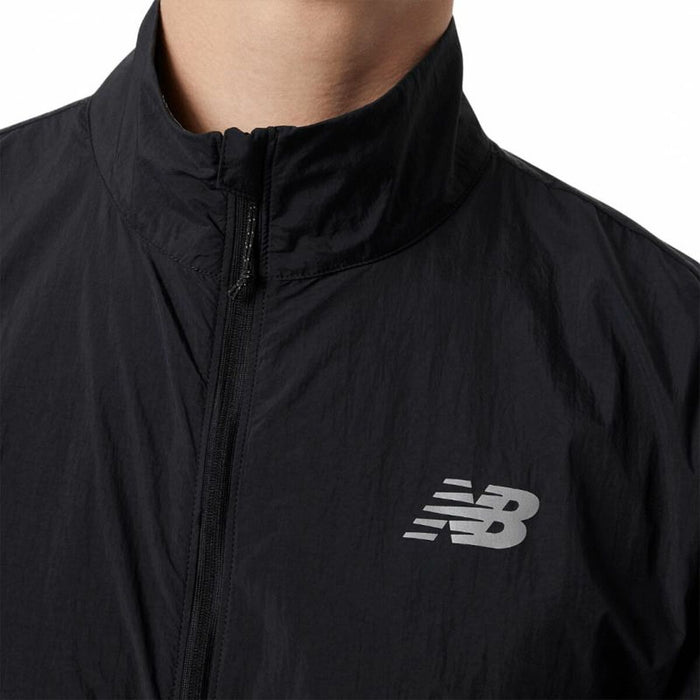 Jachetă Sport de Bărbați New Balance Impact Run Negru