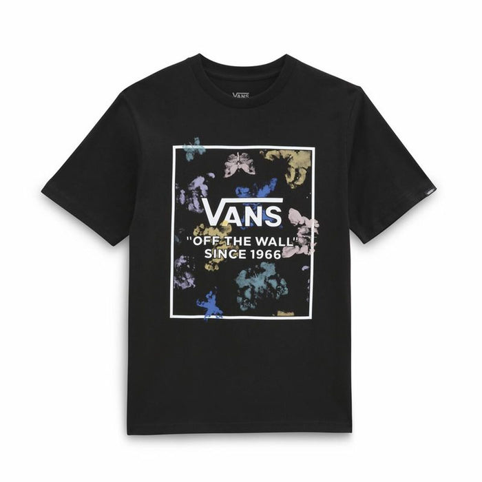 Tricou cu Mânecă Scurtă Copii Vans Blotterfly Box-B Negru