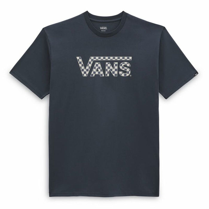 Tricou cu Mânecă Scurtă Vans Checkered Albastru Bărbați