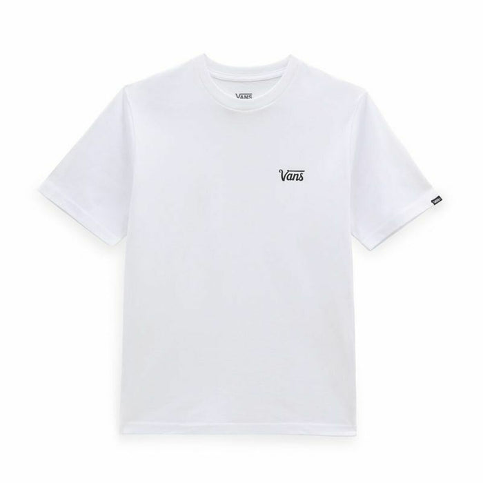 Tricou cu Mânecă Scurtă Copii Vans Mini Script-B Alb
