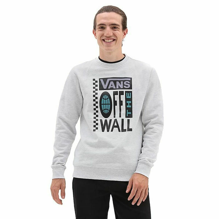 Hanorac fără Glugă Bărbați Vans Global Alb