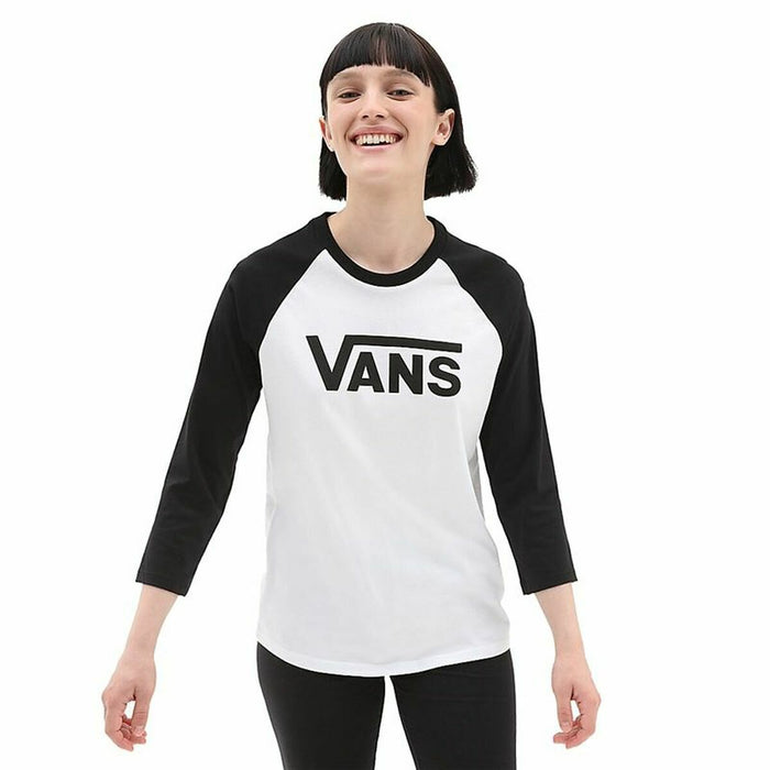 Tricou cu Mânecă Scurtă Femei Vans Drop V Raglan