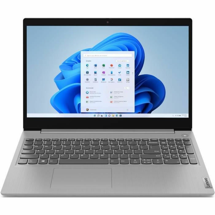 Laptop Lenovo 15,6" Intel Celeron N4020 4 GB RAM 128 GB SSD Azerty Franceză