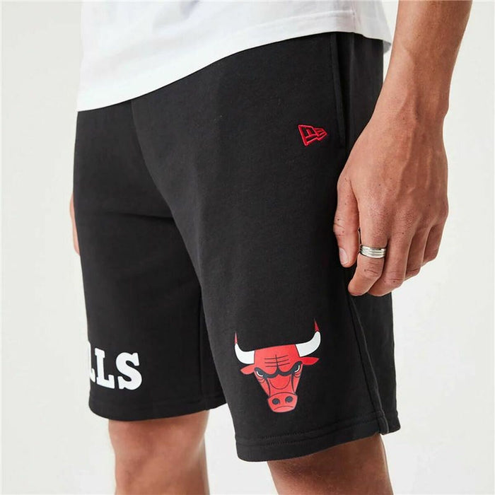 Pantaloni Scurți Sport pentru Bărbați New Era  NBA Chicago Bulls Negru
