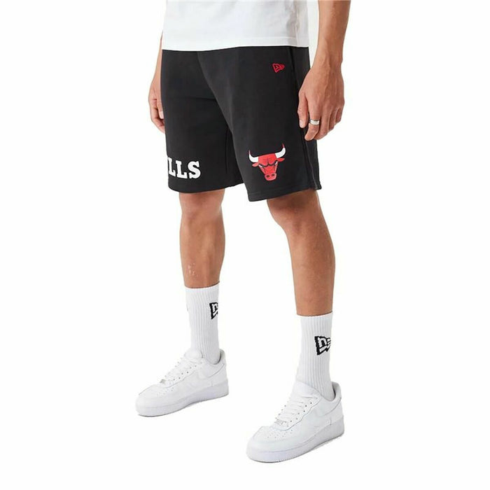Pantaloni Scurți Sport pentru Bărbați New Era  NBA Chicago Bulls Negru