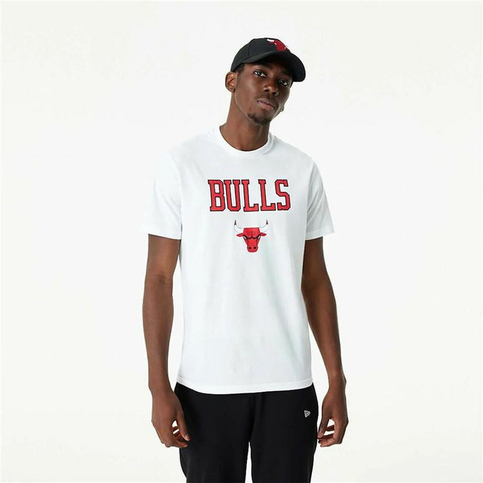 Tricou de baschet New Era NBA Chicago Bulls Alb