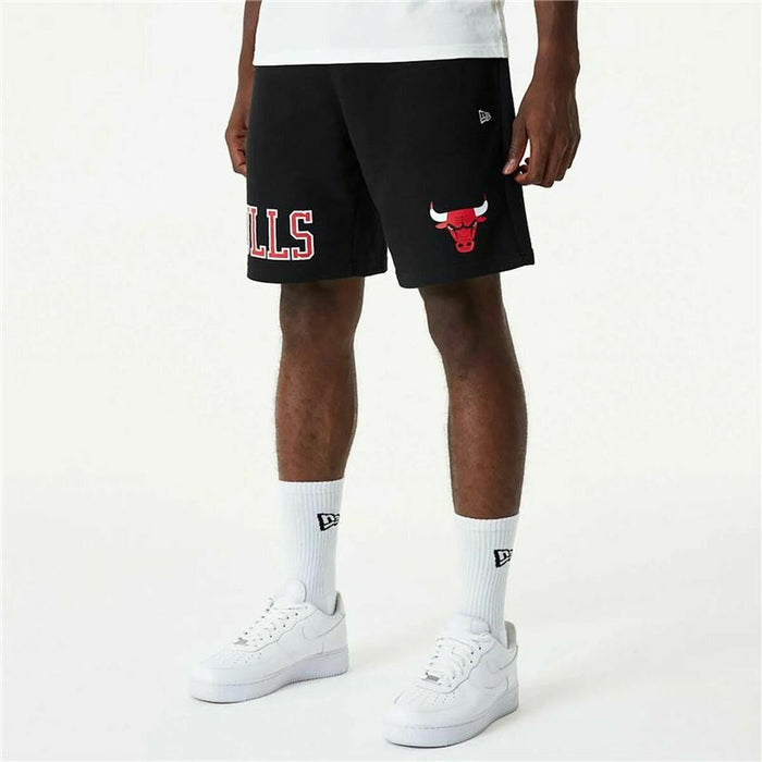 Pantalon Scurt Sport New Era NBA Chicago Bulls Negru