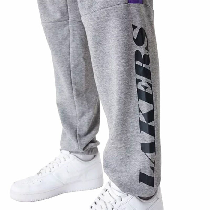 Pantaloni pentru Adulți New Era NBA LA Lakers  Gri Bărbați