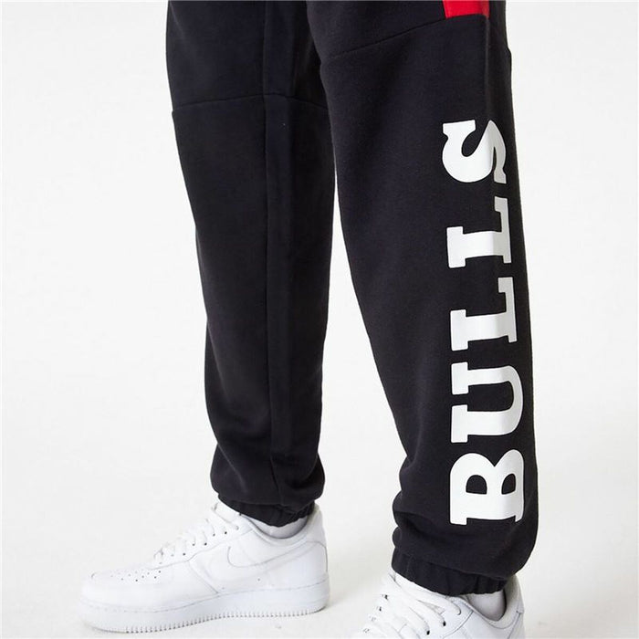 Pantaloni pentru Adulți New Era NBA Colour Block Chicago Bulls Negru Bărbați