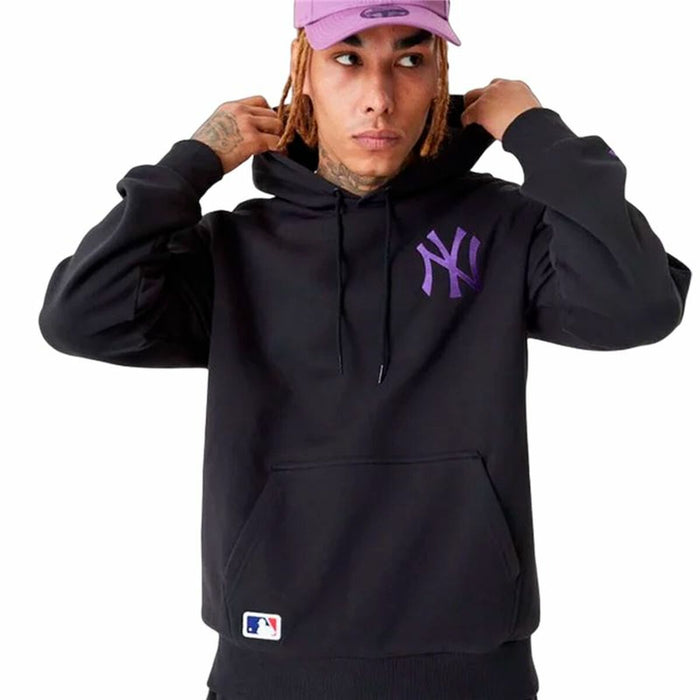 Hanorac cu Glugă Unisex New Era League Essentials New York Yankees Negru