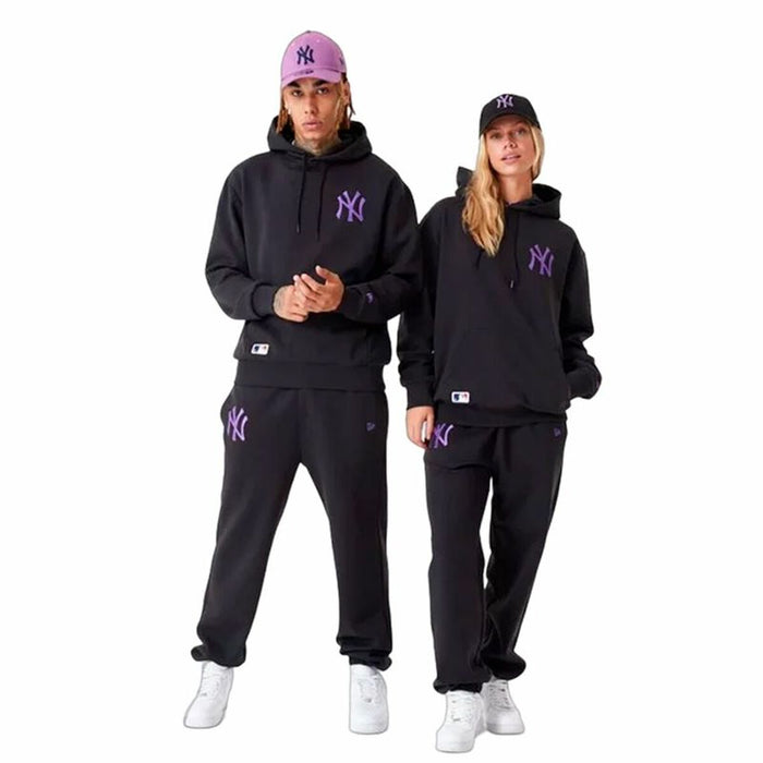 Hanorac cu Glugă Unisex New Era League Essentials New York Yankees Negru