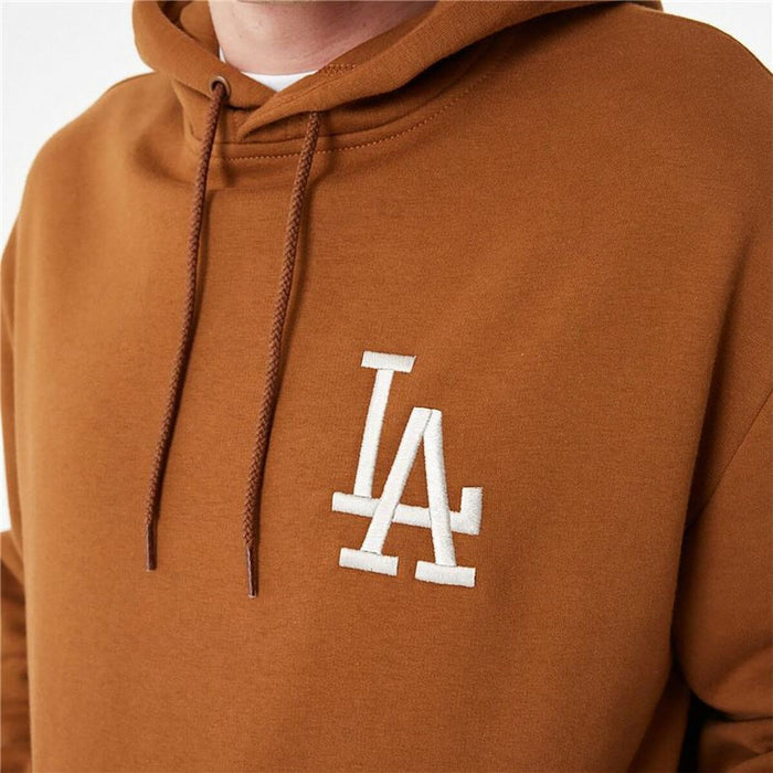 Hanorac cu Glugă Unisex New Era League Essentials LA Dodgers Ocru