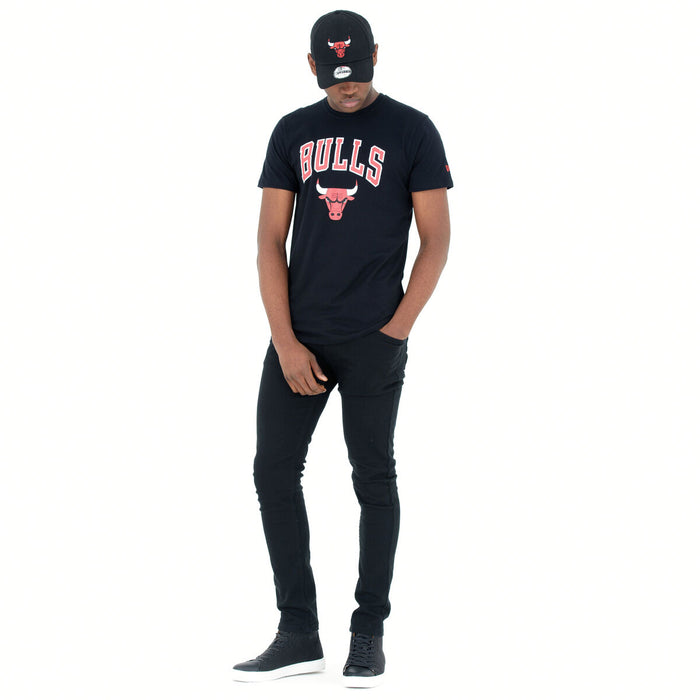 Tricou cu Mânecă Scurtă Bărbați New Era NOS NBA CHIBUL 60416749 Negru
