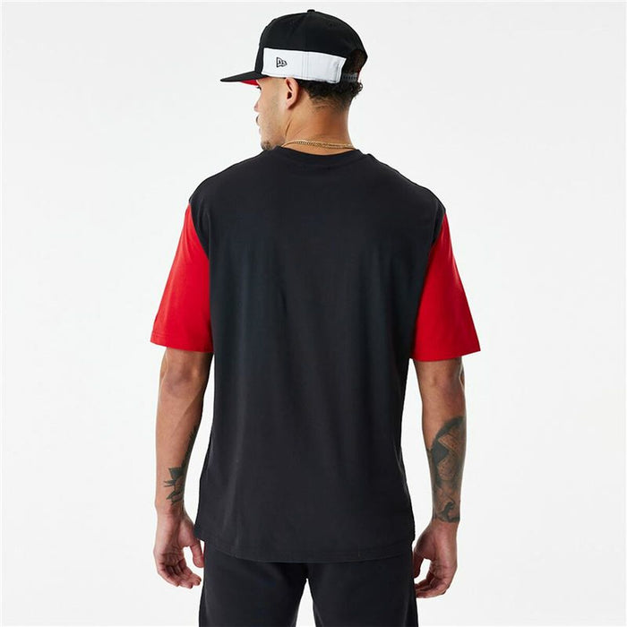 Tricou cu Mânecă Scurtă Bărbați New Era NBA Colour Insert Chicago Bulls Negru