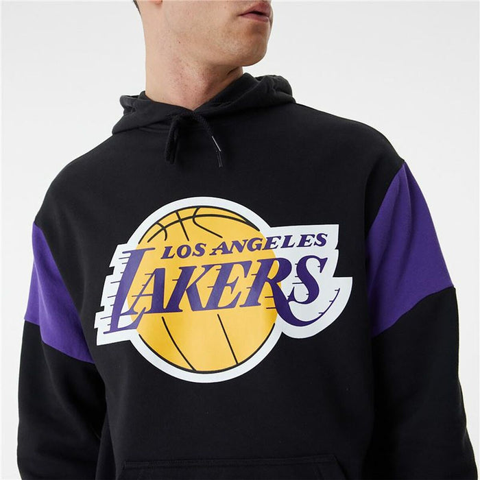Hanorac cu Glugă Unisex New Era NBA Colour Insert LA Lakers Negru