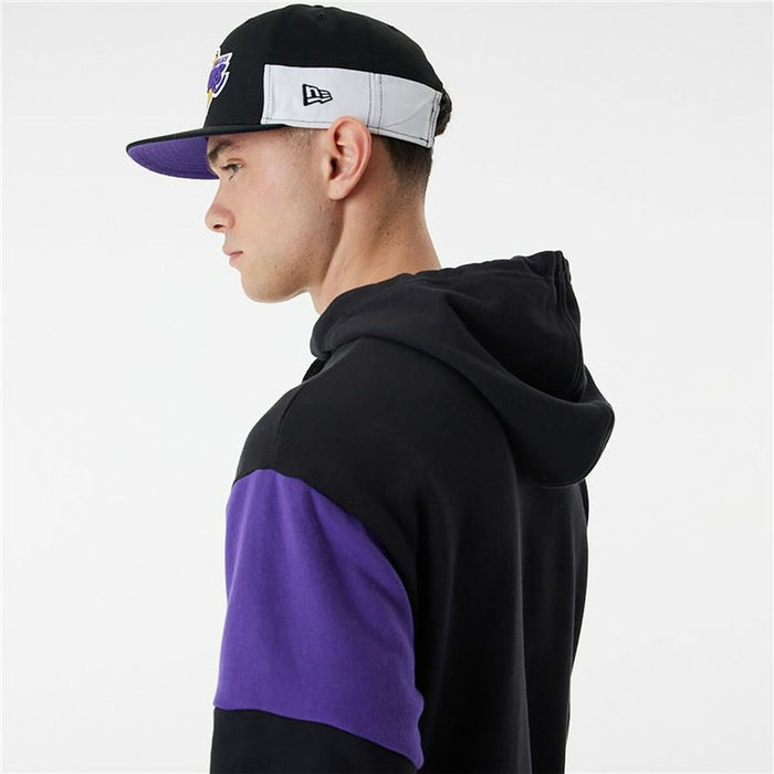 Hanorac cu Glugă Unisex New Era NBA Colour Insert LA Lakers Negru