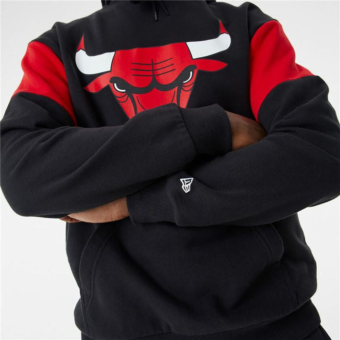 Hanorac cu Glugă Unisex New Era NBA Colour Insert Chicago Bulls Negru
