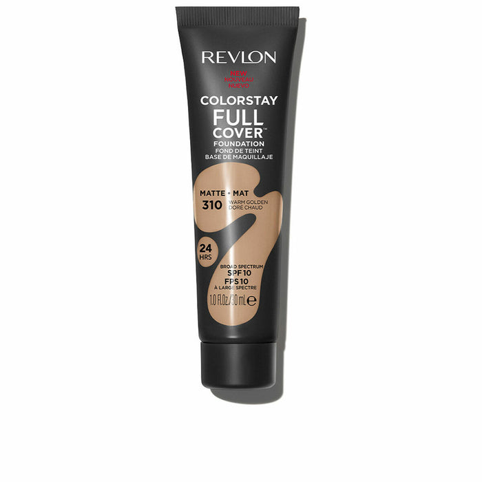 Bază de machiaj cremoasă Revlon ColorStay Full Cover Nº 310 Warm Golden 30 ml